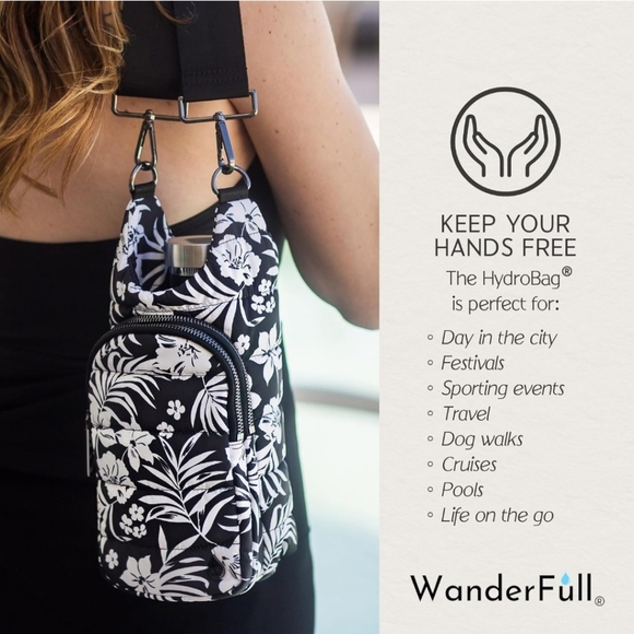 WanderFull® Original HydroBag® Collection, Water Bottle Holder Blue - Picture 14 of 16